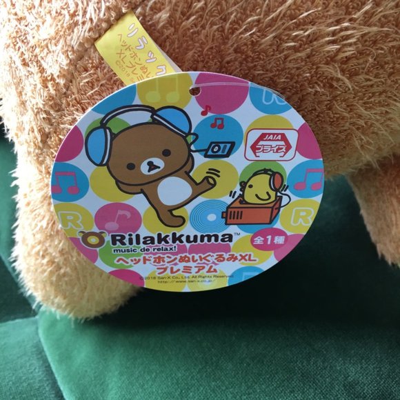 Rilakkuma Headphone Plush XL - Picture 5 of 8